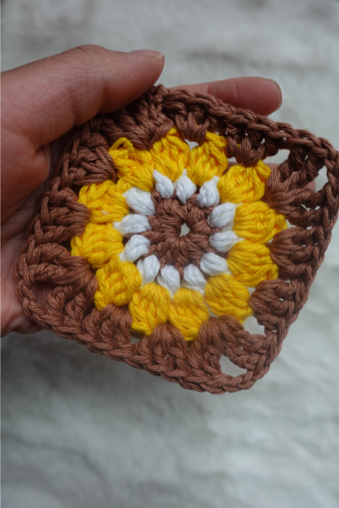 square crochet coasters